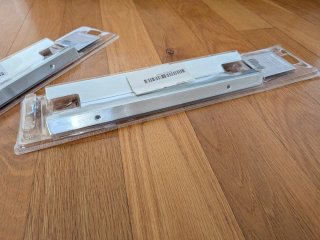 Tirador puerta Ikea BLANKETT 295mm  4 cajas (4x2)