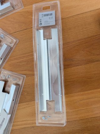 Tirador puerta Ikea BLANKETT 295mm  4 cajas (4x2)