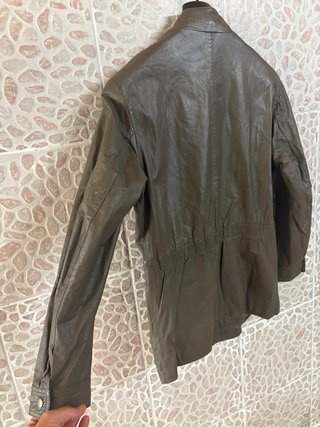 Giacca vera pelle morbida comoda vintage tg 46