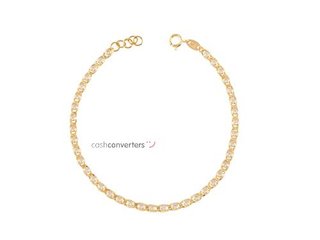 pulsera oro 18k con piedra con circonita