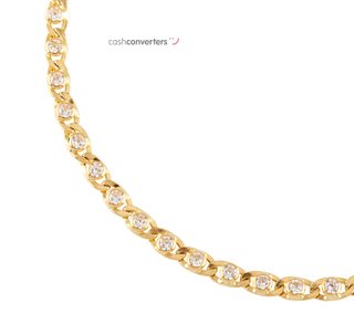 pulsera oro 18k con piedra con circonita