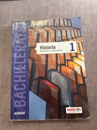 Historia del mundo contemporáneo, 1 de bachillerat