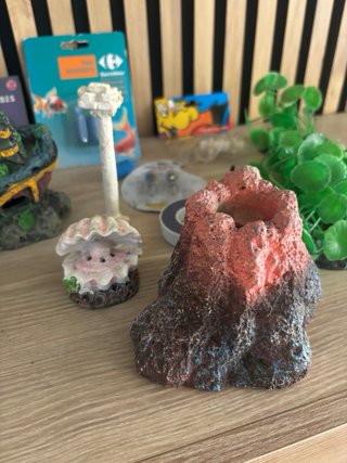 Lote Accesorios y Decoración Acuario