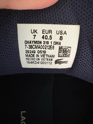 Zapatillas Lacoste Azul Marino