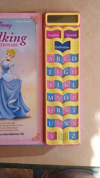 Disney Princess Talking Dictionary inglés/español
