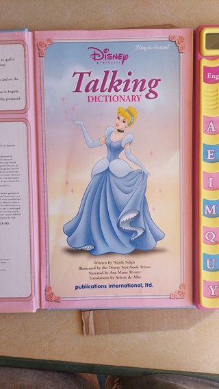 Disney Princess Talking Dictionary inglés/español