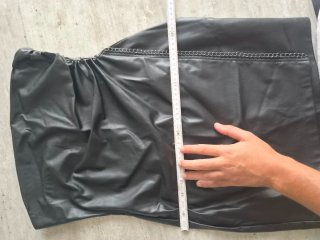 Abito Zara effetto pelle