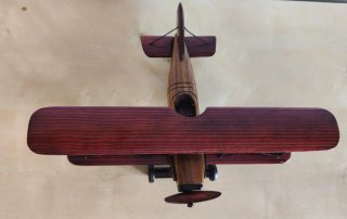 Modellino Biplano in Legno