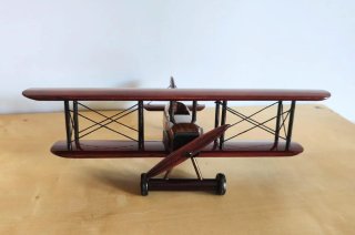 Modellino Biplano in Legno