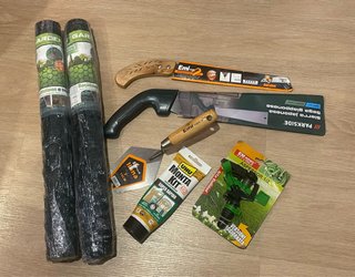 Attrezzi da Giardino: Rete, Sega, Irrigatore