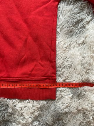 Sudadera Champion Roja Logo Vintage Talla S