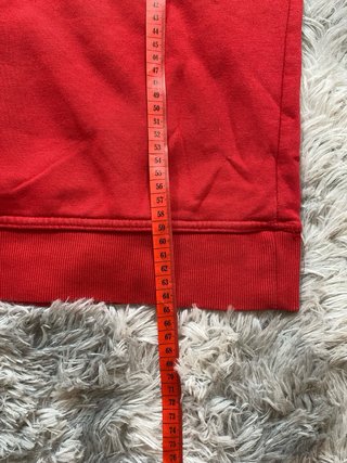 Sudadera Champion Roja Logo Vintage Talla S