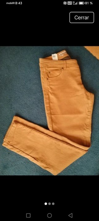 Pantalones vaqueros mujer talla L
