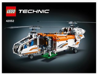 LEGO Technic 42052 Elicottero Cargo completo