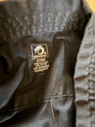 Kimono Kenpo Negro niño