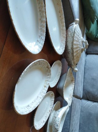 Vajilla Antigua Royal China 8 Piezas