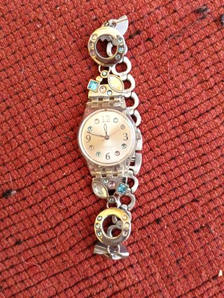 Reloj Swatch Mujer Lady Menthol 2007 pila gastada.