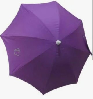 Sombrilla de carrito morada