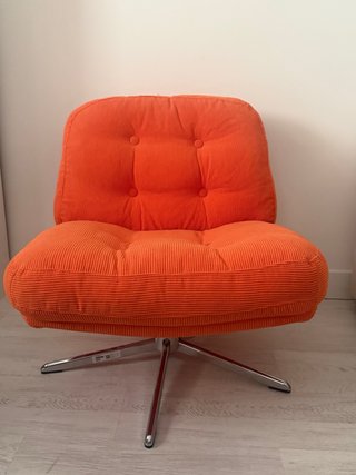 Sillón giratorio IKEA DYVLINGE naranja