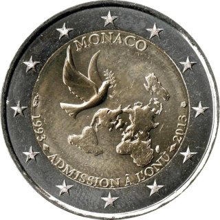 2 € Mónaco 2013 Paz ONU