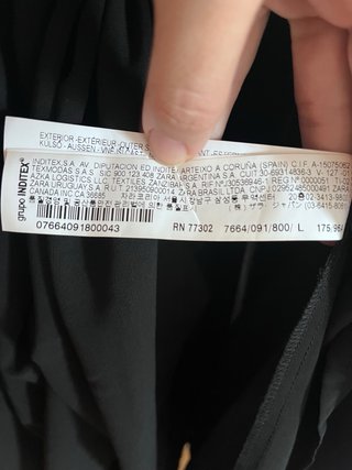 Vestido Zara Negro Largo Drapeado Talla L