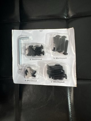 Juego de 2 Sillas Tapizadas Negras