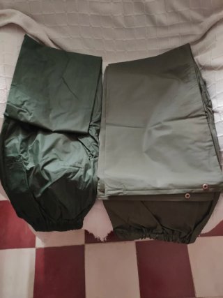 Pantalón chubasquero verde