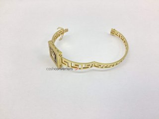 brazalete oro 18k con piedra con onix