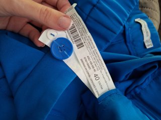 Pantalón de traje azul