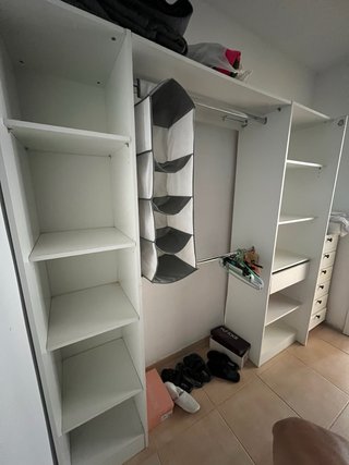 Mueble vestidor blanco