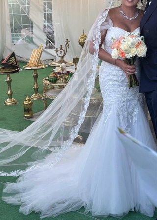 Vestido de Novia Blanco Encaje