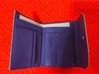 Portafoglio Guess azzurro monogram