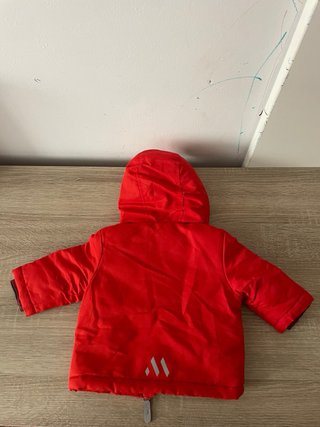 Abrigo Bebé Rojo Primark 0-3M 62cm