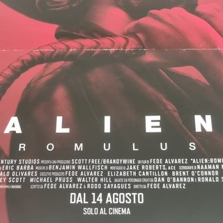 Locandina Alien Romulus 2024 Originale