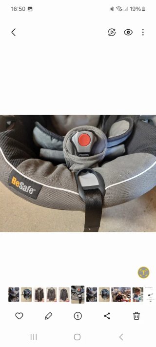 Silla coche grupo 0 BeSafe Izi go X1