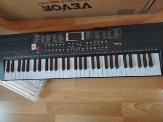 Piano VEVOR con soporte y auriculares