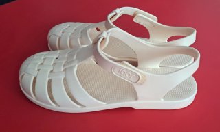 Cangrejeras Igor Niña Talla 34 Marfil