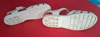 Cangrejeras Igor Niña Talla 34 Marfil