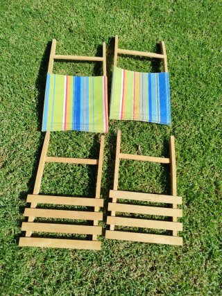 2 Hamacas Silla Madera Niños Verano