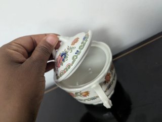 Juego de té Pontesa porcelana floral