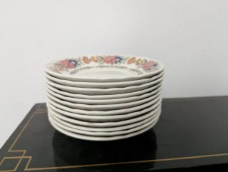 Juego de té Pontesa porcelana floral