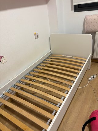 Cama Ikea 90x200 con somier