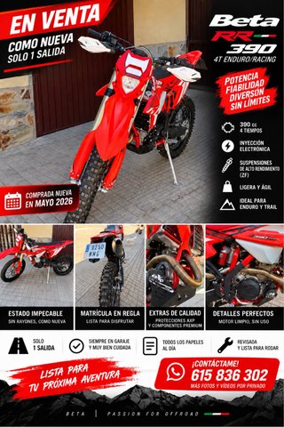 Beta RR 390 Enduro 2026 Como Nueva