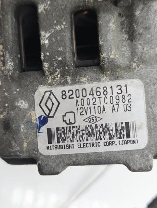 Alternador 8200468131 renault kangoo 1.5 dci 4447