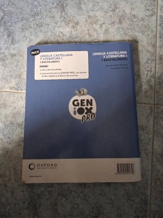 Lengua castellana y literatura I. Libro del est...