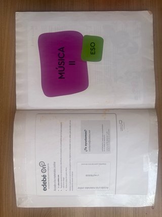Libro escolar Música de Otra Manera