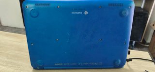 2 portátiles HP azules Intel