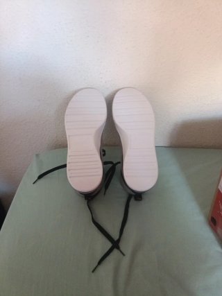 Zapatillas Puma altas negras y grises