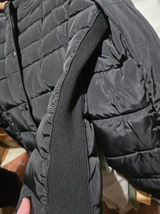 Chaquetón negro mujer
