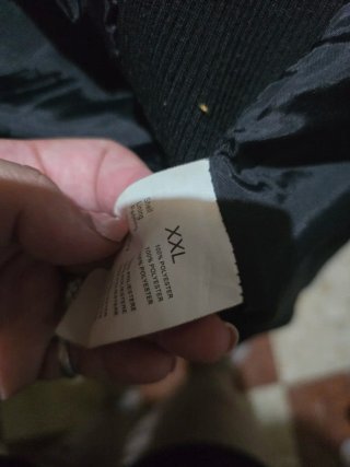 Chaquetón negro mujer